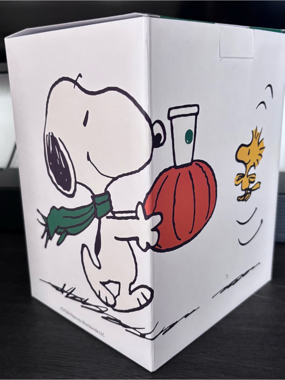 Peanuts + Starbucks collab Snoopy